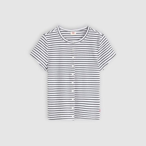Levi's - Áo Thun Tay Ngắn Nữ Rory Button Short-Sleeve Top