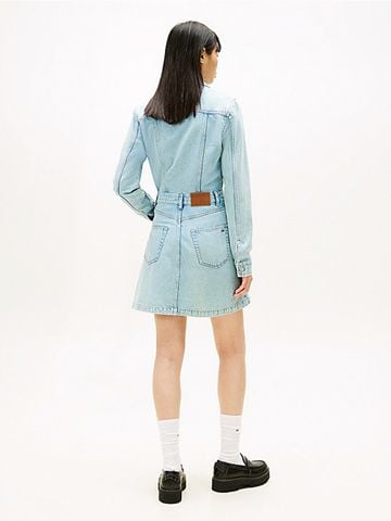 Tommy Hilfiger - Đầm Mini Nữ Mini Trucker Denim Dress