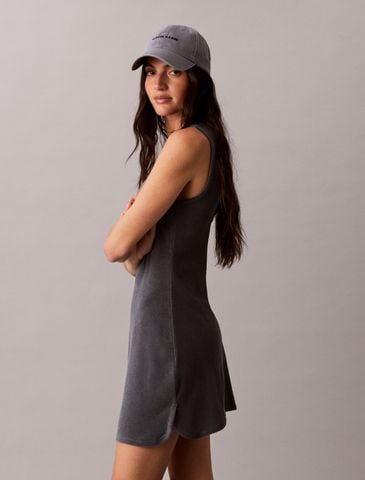 Calvin Klein - Đầm Mini Nữ Towel Terry Scoop Back Mini Dress