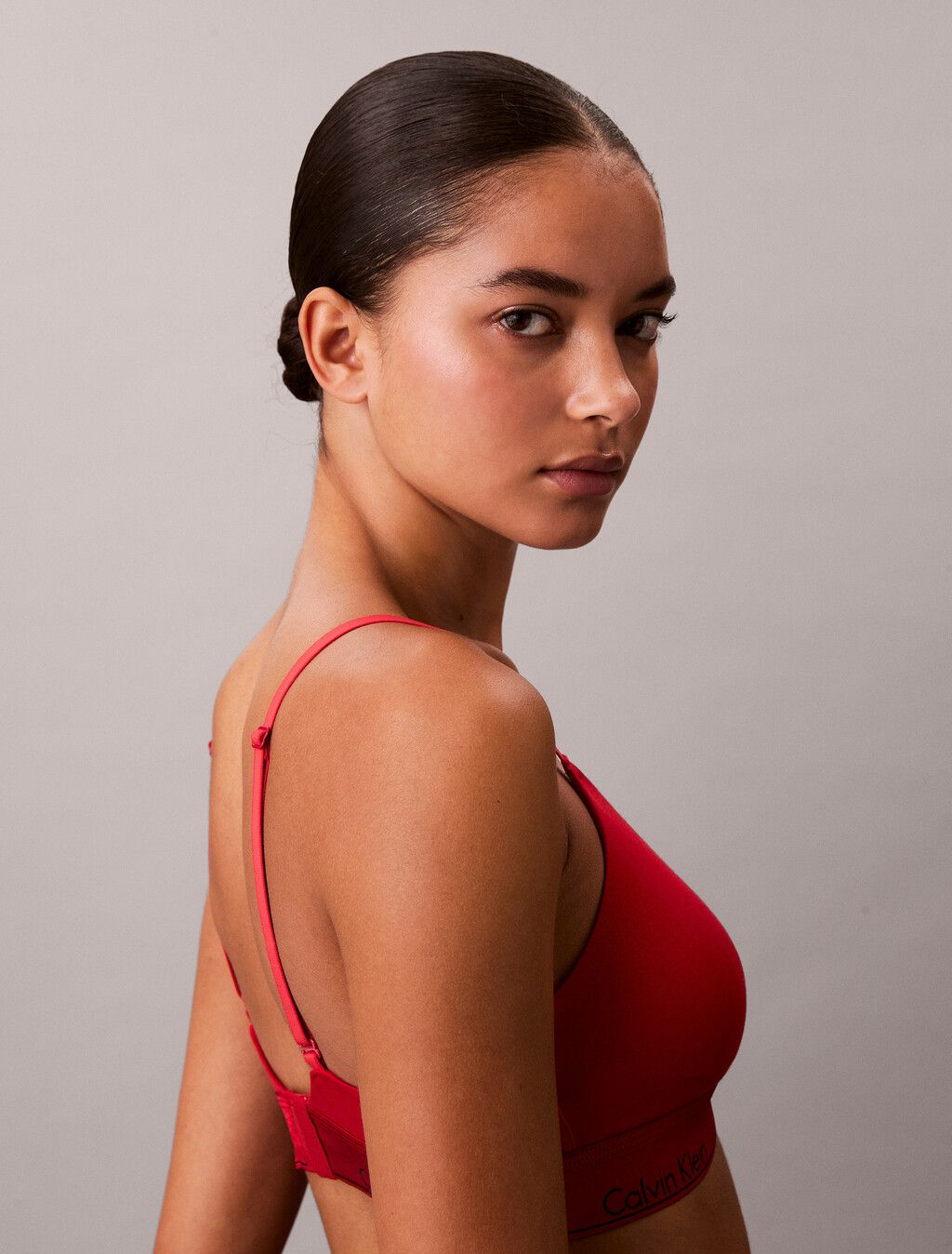 Calvin Klein - Áo ngực nữ Lightly Lined Triangle Bralette - Icon Cotton Modal