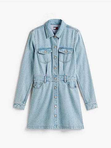Tommy Hilfiger - Đầm Mini Nữ Mini Trucker Denim Dress