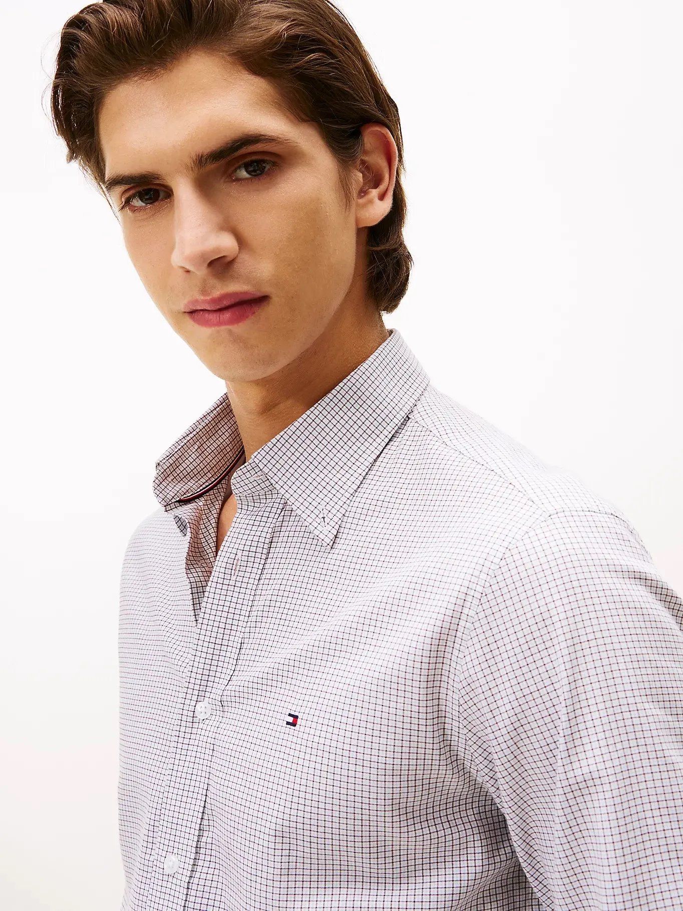 Tommy Hilfiger - Áo sơ mi tay dài nam Classic Oxford Tattersal Shirt