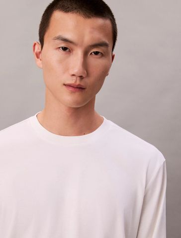 Calvin Klein - Áo Thun Tay Dài Nam Premium Interlock Cotton Tee