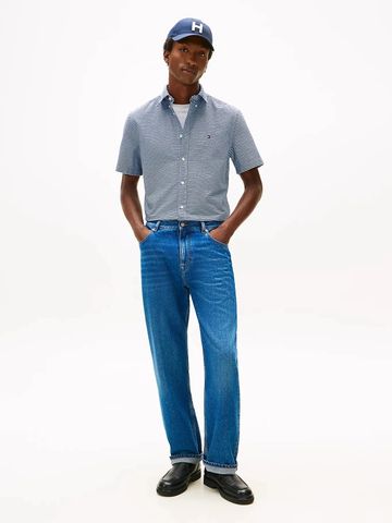 Tommy Hilfiger - Áo sơ mi tay ngắn nam Heritage Oxford Gingham Shirt
