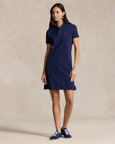 Ralph Lauren - Đầm Polo Nữ Cotton Mesh Polo Dress