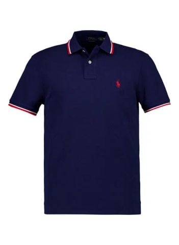 Ralph Lauren - Áo Thun Có Cổ Nam Custom Slim Fit Mesh Polo Shirt