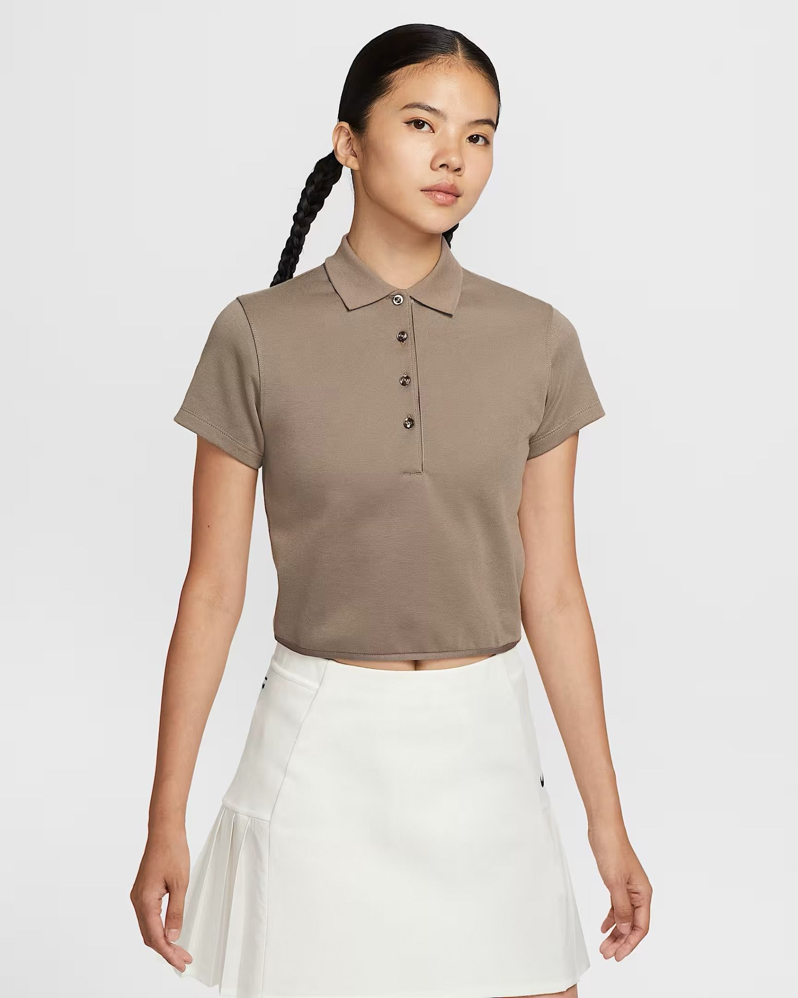 Nike - Áo tay ngắn có cổ Nữ Women's Golf Slim Polo