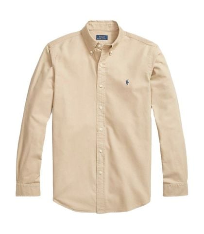 Ralph Lauren - Áo Sơ Mi Nam Custom Fit Garment-Dyed Oxford Shirt