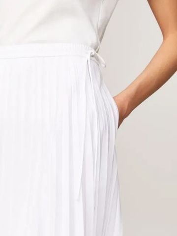 Tommy Hilfiger - Váy nữ Pleated Flared Midi Skirt - 3