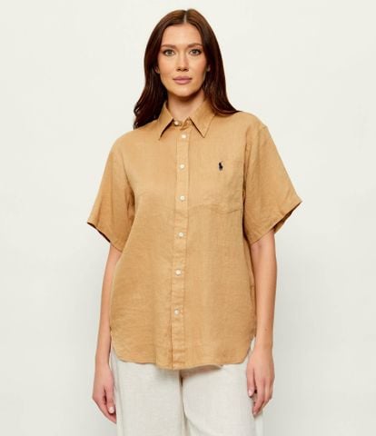 Ralph Lauren - Áo Sơ Mi Nữ Linen Shirt Relaxed Fit