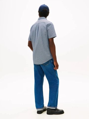 Tommy Hilfiger - Áo sơ mi tay ngắn nam Heritage Oxford Gingham Shirt