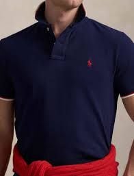 Ralph Lauren - Áo Polo Nam Custom Slim Fit Mesh Polo Shirt