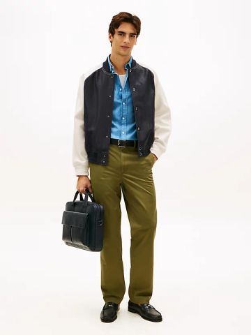 Tommy Hilfiger - Túi Laptop Nam Flap Pocket Pebble Grain Laptop Bag