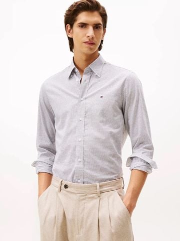Tommy Hilfiger - Áo sơ mi tay dài nam Classic Oxford Tattersal Shirt