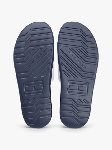 Tommy Hilfiger - Dép Quai Ngang Nam Hilfiger Monotype Pool Slides
