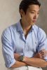 Ralph Lauren - Áo Sơ Mi Nam Custom Fit Striped Stretch Oxford Shirt