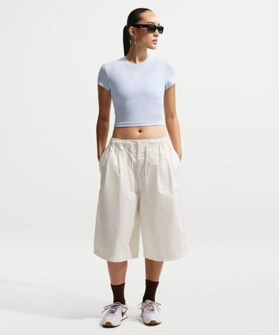 Nike - Áo Tay Ngắn Thể Thao Nữ Sportswear Chill Knit Crop
