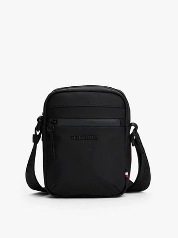 Tommy Hilfiger - Túi đeo chéo nam Textured Logo Crossbody Reporter Bag
