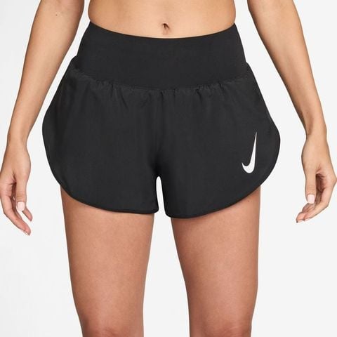 Nike - Quần Ngắn Chạy Bộ Nữ Tempo Flow Swoosh Dri-FIT Mid-Rise Brief-Lined Running Shorts