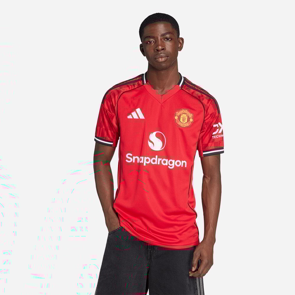 adidas - Áo thun đá banh Nam Manchester United 25/26 Home Jersey Football