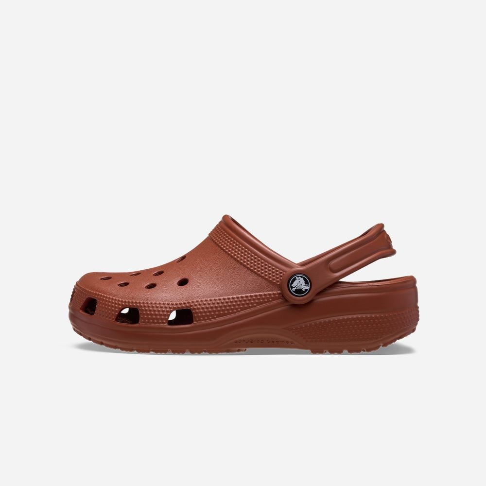Crocs - Xăng đan nam nữ Classic Clog Rust Lifestyle