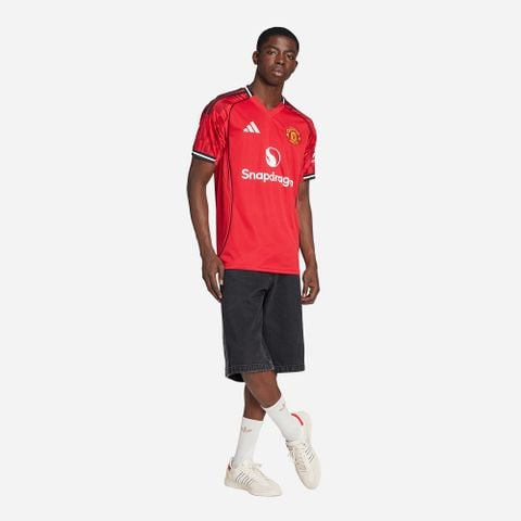 adidas - Áo thun đá banh Nam Manchester United 25/26 Home Jersey Football