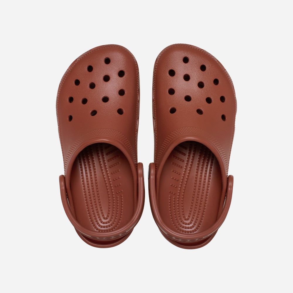 Crocs - Xăng đan nam nữ Classic Clog Rust Lifestyle
