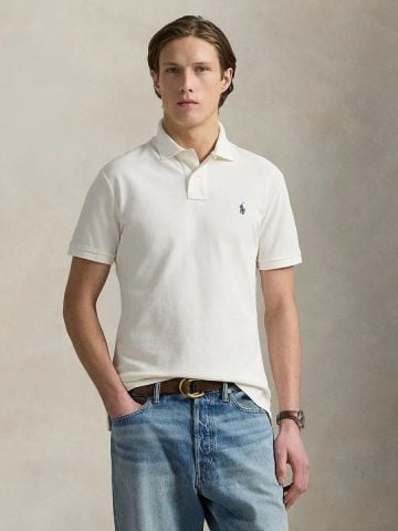 Ralph Lauren - Áo Thun Có Cổ Nam Iconic Mesh Polo Shirt