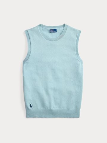 Ralph Lauren - Áo Kiểu Không Tay Nữ Sleeveless Crewneck Sweater