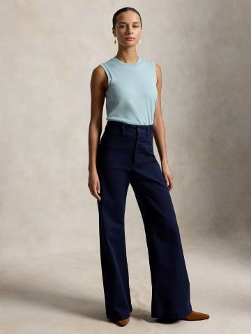 Ralph Lauren - Áo Kiểu Không Tay Nữ Sleeveless Crewneck Sweater