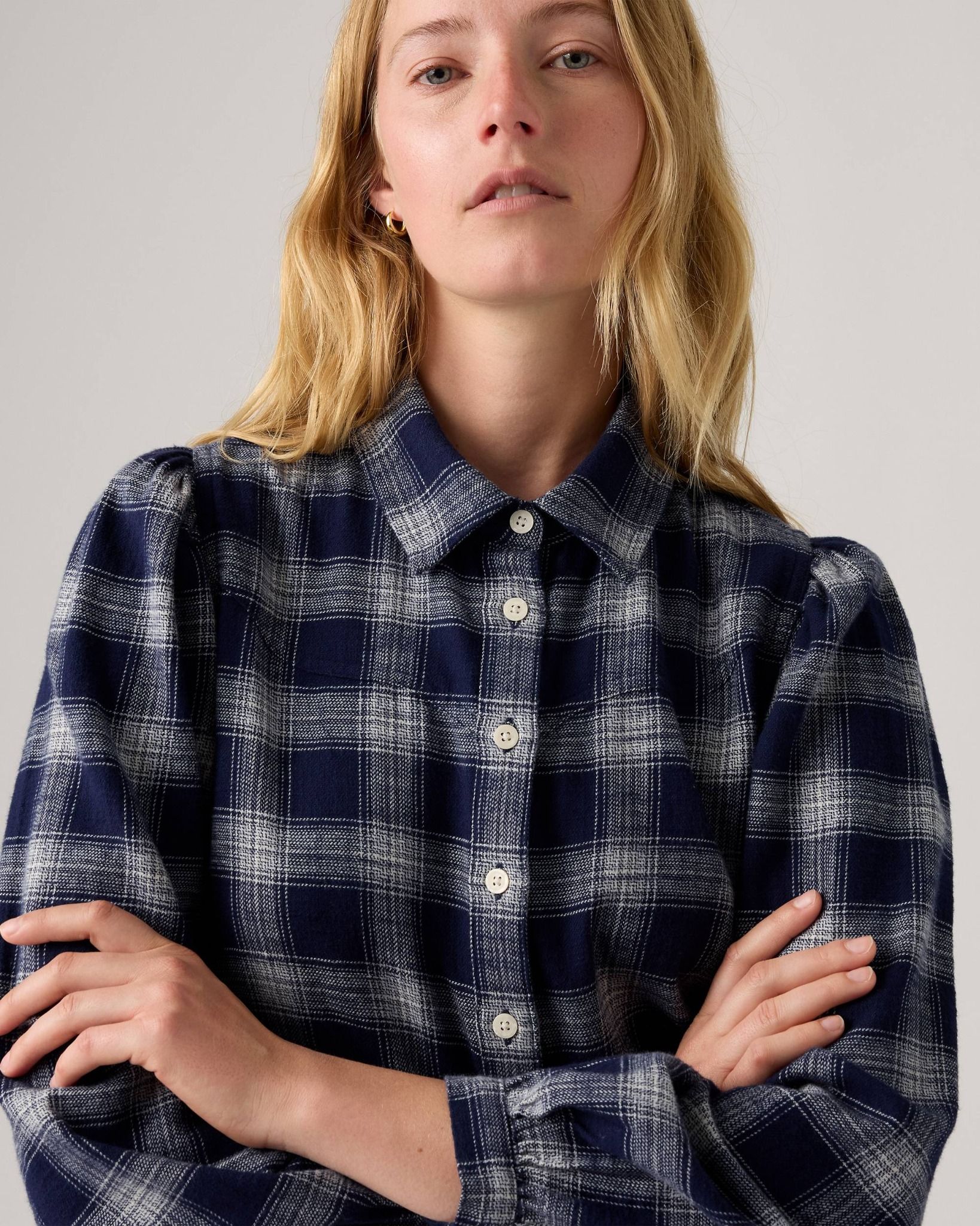 Levi's - Áo sơ mi tay dài nữ Journey Western Shirt - Blue