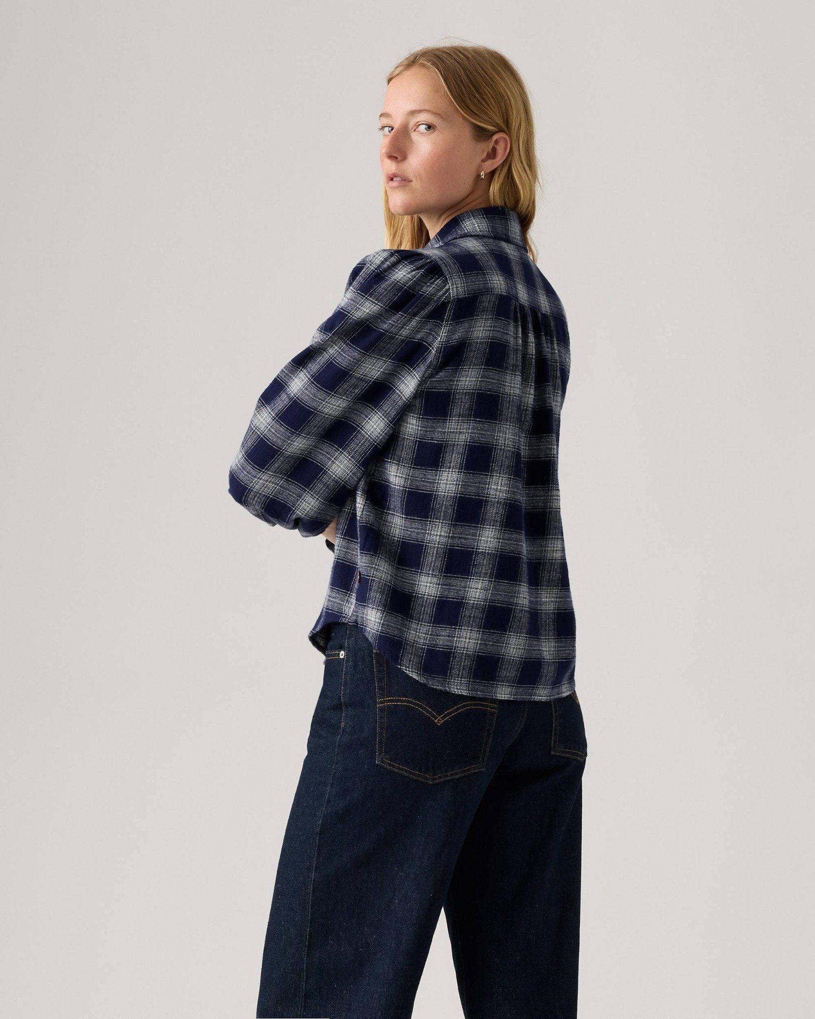 Levi's - Áo sơ mi tay dài nữ Journey Western Shirt - Blue