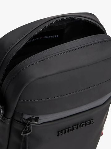 Tommy Hilfiger - Túi đeo chéo nam Textured Logo Crossbody Reporter Bag - 4