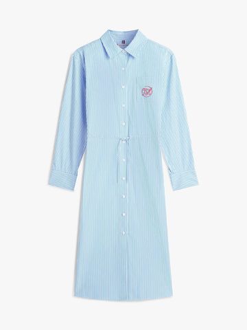 Tommy Hilfiger - Đầm Sơ Mi Nữ Regular Banker Stripe Shirt Dress