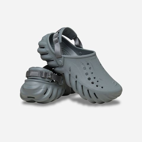 Crocs - Dép Thể Thao Nam Nữ Echo Clog Concrete