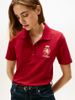 Tommy Hilfiger - Áo thun có cổ polo tay ngắn nữ Crest Embroidery Regular Fit Polo Shirt