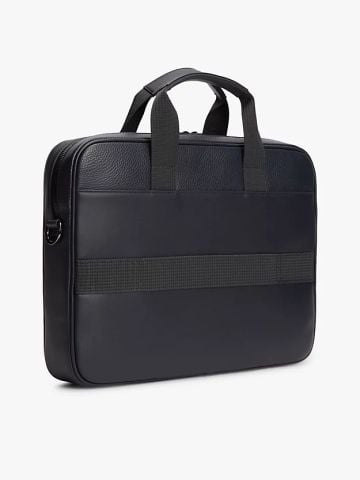 Tommy Hilfiger - Túi Laptop Nam Flap Pocket Pebble Grain Laptop Bag - 2