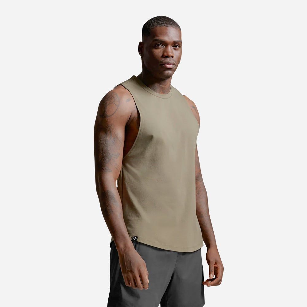 2Xu - Áo thun ba lỗ nam Motion Cotton Flex Tank Running