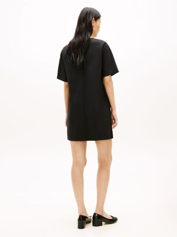 Tommy Hilfiger - Đầm Mini Nữ Gold-Tone Button Mini Shift Dress