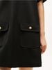 Tommy Hilfiger - Đầm Mini Nữ Gold-Tone Button Mini Shift Dress