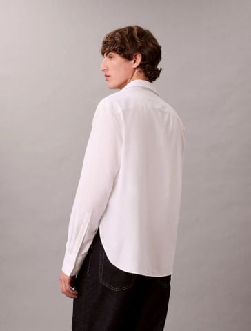 Calvin Klein - Áo Sơ Mi Nam Long Sleeve All Over Print Jacquard Easy Shirt - 2