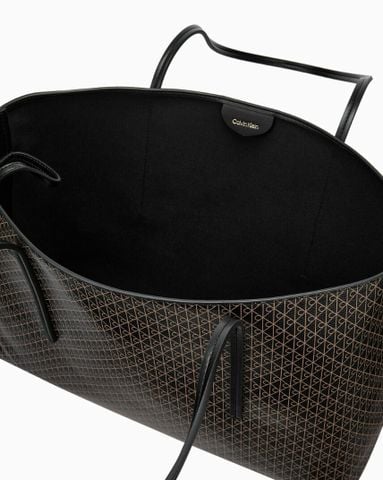 Calvin Klein - Túi Tote Nữ Allover Emblem Logo Tote Bag With Pouch - 4