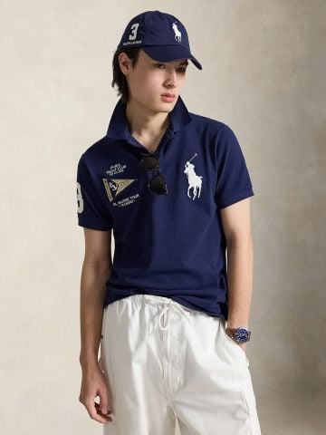Ralph Lauren - Áo Polo Nam Custom Slim Fit Big Pony Polo Shirt