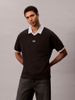 Calvin Klein - Áo polo nam Sport Monogram Logo Classic Polo Shirt