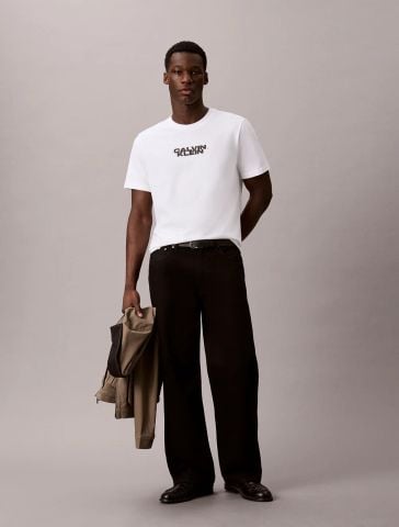 Calvin Klein - Áo Thun Tay Ngắn Nam Washed Compact Logo Graphic Classic T-Shirt