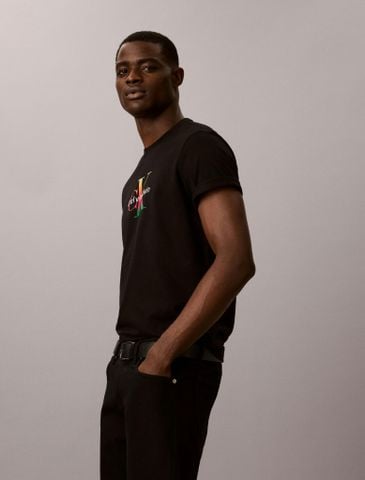 Calvin Klein - Áo Thun Tay Ngắn Nam Monogram Pride T-Shirt