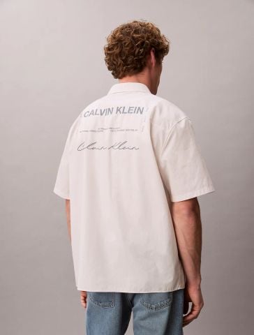 Calvin Klein - Áo Sơ Mi Nam Solid Poplin Boxy Relaxed Fit - 2