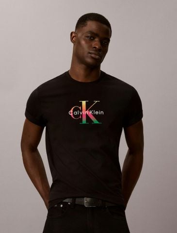 Calvin Klein - Áo Thun Tay Ngắn Nam Monogram Pride T-Shirt
