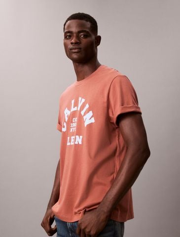 Calvin Klein - Áo Thun Tay Ngắn Nam Calvin College Graphic