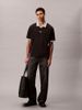 Calvin Klein - Áo polo nam Sport Monogram Logo Classic Polo Shirt